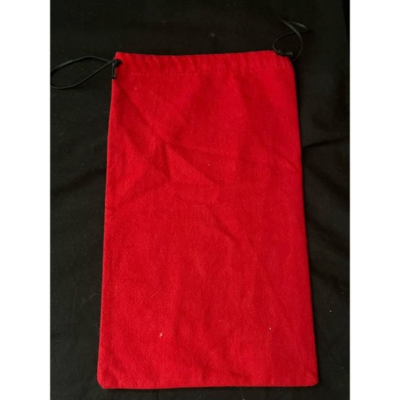 Valentino Dust Bag Storage Drawstring Red 13.4" x 8" - Picture 5 of 5